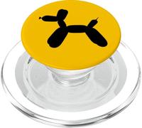 Poodle Dog Balloon Animal Illustration Graphic Designs PopSockets PopGrip para MagSafe