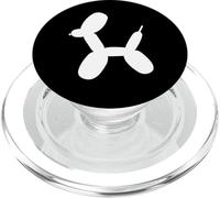 Poodle Dog Balloon Animal Illustration Graphic Designs PopSockets PopGrip para MagSafe