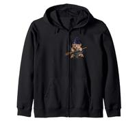 Poodle Dog In The Pocket Witch Hat Halloween Sudadera con Capucha