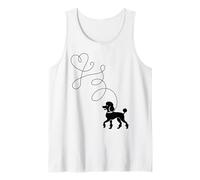 Poodle Dog Lover 50s Sock Hop Rockabilly 1950s Dance Doo Wop Camiseta sin Mangas