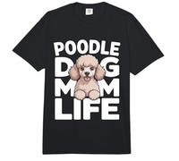 Poodle Dog Mom Life Cute Caniche Puppy Lover Comfort Colors Adult Heavyweight T-Shirt