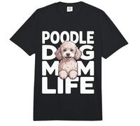Poodle Dog Mom Life Cute Caniche Puppy Lover Comfort Colors Adult Heavyweight T-Shirt