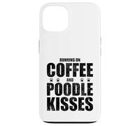 Poodle Dog Saying Coffee and Boxer Love Dog Dueño Carcasa para iPhone 13