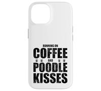 Poodle Dog Saying Coffee and Boxer Love Dog Dueño Carcasa para iPhone 14