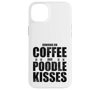 Poodle Dog Saying Coffee and Boxer Love Dog Dueño Carcasa para iPhone 14 Plus