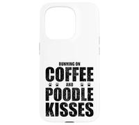Poodle Dog Saying Coffee and Boxer Love Dog Dueño Carcasa para iPhone 15 Pro