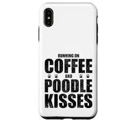 Poodle Dog Saying Coffee and Boxer Love Dog Dueño Carcasa para iPhone XS MAX