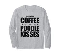 Poodle Dog Saying Coffee and Boxer Love Dog Dueño Manga Larga