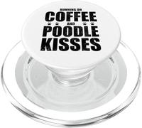 Poodle Dog Saying Coffee and Boxer Love Dog Dueño PopSockets PopGrip para MagSafe