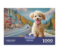 Poodle Juego De Puzzle Familiar Una Obra De Arte para Montar En Familia Fascina A Hombres Y Mujeres por Igual (A Partir De 14 Años) 70x50cm/1000pcs