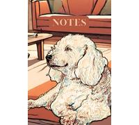 Poodle Lined Notebook - Dog Lovers - The Pet Collection - Gift for Men Women Children - Cute Poodle Ruled Notebook Journal Diaries 6x9, 120 pages