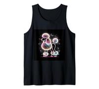Poodle mágico con brillo Camiseta sin Mangas