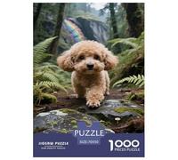 Poodle Taza de té Puzzle Imposible,desafío para Adultos Juego Educativo 1000 Piezas Obra De Arte De Juego De para Adultos, Regalos A Partir De 14 Años 70x50cm/1000pcs