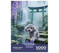 Poodle Taza de té Rompecabezas Imposible,desafío for Adults Juego Educativo 1000 Piezas Obra De Arte De Juego De para Adultos Y Niños A Partir De 12 Años 70x50cm/1000pcs