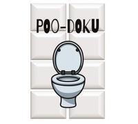 POOduko. The Bathroom Sudoku Book You Didn’t Know You Needed: A Funny Bathroom Sudoku Book for Adults - Hilarious Toilet Puzzles to Pass the Time While You Do Your Business