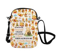 Pooh Bear - Bolso cruzado para fanáticos de Pooh Bear Gifts WDW Magic Kingdom, bolsa de hombro para amantes de Pooh Bear, Pooh Bear Cb UK, INCHES