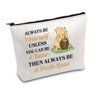 Pooh Bear Makeup Bag Magic Kingdom Gift Catartoon Character Quote Makeup Bag Honey Bear Gift Bear with Honey Pot Bag (Poor Bear UK)