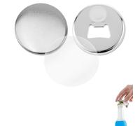 POOIQX 100 Piezas de botón de Metal de 58 mm, Suministros de Piezas, imán for Nevera, abridor de Botellas,Kit para Hacer Botones