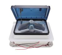 POOIQX Kit De Modificación RV, Ventilador Aire Repuesto Superior For Yate, Escape, Con Sentido Lluvia, For Baño,Fácil mantenimiento(With LED)