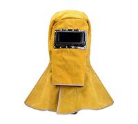 POOIQX Máscaras de casco soldadura Protección contra los ojos del soldador alta temperatura, sombrero chal,Retardante de llama