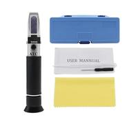 POOIQX Medidor De Salinidad Portátil Refractómetro Detector Agua Mar Hidrómetro Óptico For Acuicultura, Equipo analizador