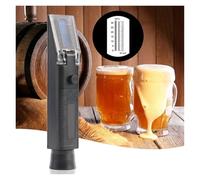 POOIQX Refractómetro for Mosto de Cerveza, medidor Alcohol y azúcar, 0-32% 1,000-1,120, Herramienta Mano específica, Equipo analizador
