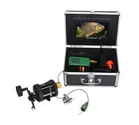 POOIQX Rueda de mar 7 "Pulgada DVR Grabadora 1000tvl Kit cámara Video Pesca submarina 6W LED Lámpara infrarroja Lights15m 25m 30m Cámara,Versatilidad para Todas Las Estaciones(F007MDSW-15M-IR)