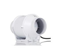 POOIQX Ventilador De Conducto En Línea Silencioso 4 Pulgadas, Campana Cocina, Salida Ventilación, Escape, Extractor Aire For Baño, HF-100S Refuerzo, Maestro de flujo