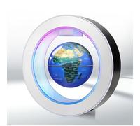 Poojaed Globo Magnético Flotante Con Luces LED, Gadget en Forma de C para Decoración de Escritorio, Regalo Impresionante para Hombres, Mujeres, Padres, Maridos (10cm)