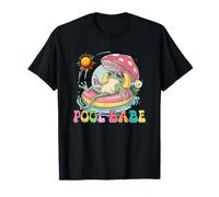 Pool Babe Lindo Rana Seta Retro Verano Vibes Camiseta