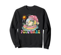 Pool Babe Lindo Rana Seta Retro Verano Vibes Sudadera