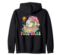 Pool Babe Lindo Rana Seta Retro Verano Vibes Sudadera con Capucha