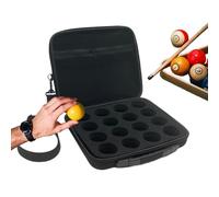 Pool Ball Case - 13.78x9.84x3.94 Inches Pool Ball Carrying Case, Billiard Balls Storage Bag | Durable Billiard Travel Organizer, Portable Pools Accessory Holder For Home Entertainment, Game Night, In