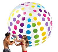Pool Balls - Inflatable Portable Toys | Beach Ball Inflatable For Kids, Boys, Girls, Teens, Adults, Outdoor & Indoor Fun, Backyard, Park, Grass, Sand, Court, School, Training, Practice And Party