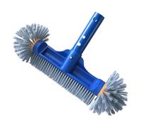 Pool Brush, Swimming Pool Cleaning Brush with Round Ends, Strong Nylon Bristle, Scrubber for Outdoor SPA Pond Deck Backyard Bathroom Bath Tub Tile Floor, 12.99x8.27x4.33 Inches