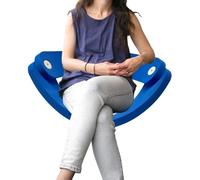 Pool Chair Float, Floating Saddle Seat, Foldable Non-Inflatable Lounger, Stable Recliner Hammock, Comfortable Water Support, Ideal for Adults, Women, Men, Summer Swimming Relaxation