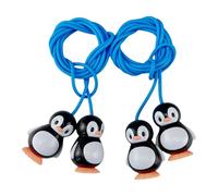 Pool Diving Rings - Cute Penguin Design PVC Elastic Anti-Slip Swimming Toys 2-Pack 1,5 m | Underwater Dive Targets Bright High-Visibility Colors Durable Odorless Construction | For Kids Girls Boys