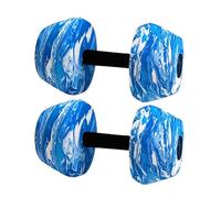 Pool Exercise Weights EVA Foam Aqua Workout Dumbbells Training Set | Water 2 Pieces High Density Non Slip Portable Fitness Tool Ideal Adults Beginner Outdoor Aquatic Gym Physical Sports Weight Practic