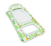 Pool Float - 61 pulgadas inflable PVC Lounger Raft With Cup Holder