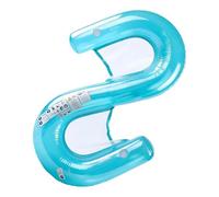 Pool Float - 61" Water Lounger | 2-Person Inflatable Lounger Raft For Lake River Beach | Foldable PVC Hammock For Couples Adults, Lightweight Sunbathing Bed with Multi-Color Options