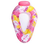 Pool Float, Inflatable Adult Lounge Hammock, Oversized Swimming Mat for Tanning Beach Swim, Outdoor Water Floatie for Backyard River Relaxing and Summer Poolside Fun