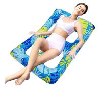 Pool Float, Lounge Chair, 45.28x31.5in Inflatable Raft, Backrest Support, Floating Hammock for Adult Relaxation, Swimming Fun, Beach Days, Lake Trips, Party Vibes, Water Play