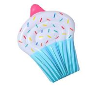 Pool Floats - 120cm Cake Shape Swimming Float, PVC Mat Raft Bed, Fun Lounge Floatie Toy | Outdoor Garden Sunbathing Party Float for River Backyard Beach Kids Adults Summer