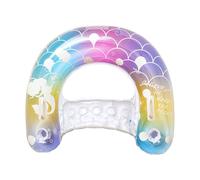 Pool Floats 99x78cm, Inflatable Lounge Chair Raft with Cup Holder, PVC Water Float for Children and Teenagers, Load Bearing 50kg, Beach, Lake, Party,