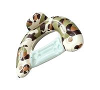 Pool Floats Adult - 38.97 Inches Inflatable Pool Chair with Cup Holder & Headrest | PVC Floating Lounger, For Summer Beach Lake River Party Relaxation Use