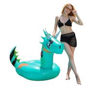 Pool Floats Adult, Big Dragon Pool Lounger Beach Float, Inflatable Water Lounge Chair, Oversized Floating Toy, Sturdy Summer Swim Accessory, Perfect for Lake, River, Beach