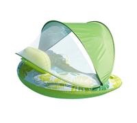 Pool Floats Adult - Inflatable Water Float With Canopy,with Cup Holder, Ergonomic Swim Raft sLounger Water Chair For Men Women Swimming Outdoor Summer Beach River Lake And Others