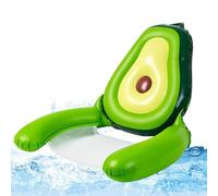 Pool Floats - Avocado Mesh Seat Portable Floating, Pool Floats Adult Heavy Duty, Inflatable Water Lounger Raft Aquatic Mesh Net Hammock | Buoyant Fruit Theme Swim Ring for Summer River Beach Swimming