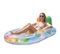 Pool Floats for Adults with Cup Holder - Floating Lounge Chair