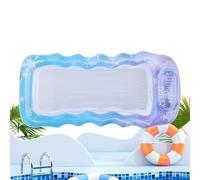 Pool Floats Raft - Lounger Ergonomic Inflatable Lounger, Comfortable Water Support, Portable Beach Gear | Relaxing Swimming Accessory, Crafted For Traveling Backyard Lake Party Vacation Amusement Park